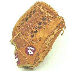 n 11.5 inch baseball glove with modified trap web. Inspired by Nokonas heritage of h